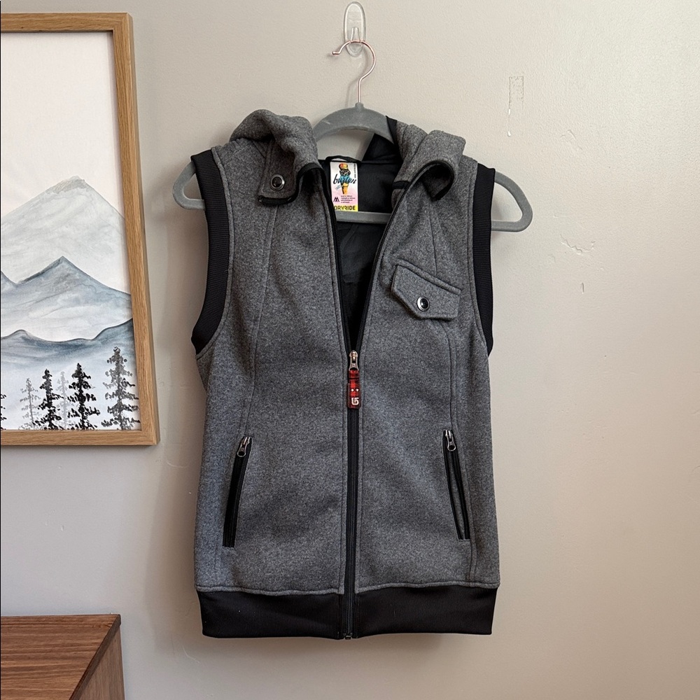 Burton Gray Sleeveless Ski Jacket